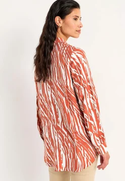 Discount Långärmad, vävd tunika Tunikor|Plus Size