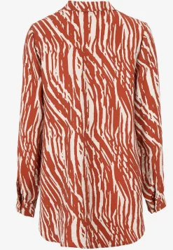 Discount Långärmad, vävd tunika Tunikor|Plus Size