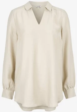 Discount Långärmad, vävd tunika Tunikor|Plus Size