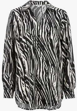 Sale Långärmad, vävd tunika Tunikor|Plus Size