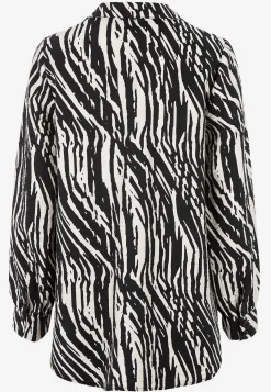 Sale Långärmad, vävd tunika Tunikor|Plus Size