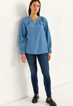Clearance Lätt, luftig denimtunika Tunikor|Jeansplagg