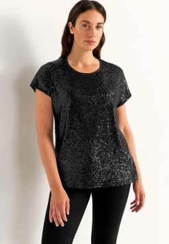Lyxig paljettopp Toppar & T-Shirts|Festkläder