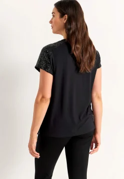 Lyxig paljettopp Toppar & T-Shirts|Festkläder