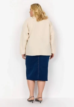 Online Mjuk, strukturvävd jacka Jackor & Kappor|Plus Size