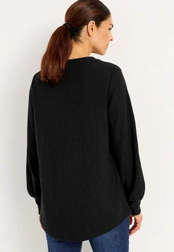 New Mjuk trikåtröja med knappar Beata Tröjor & Cardigans|Stickat
