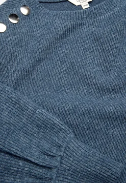 Discount Mjuk trikåtröja med knappar Beata Tröjor & Cardigans|Stickat