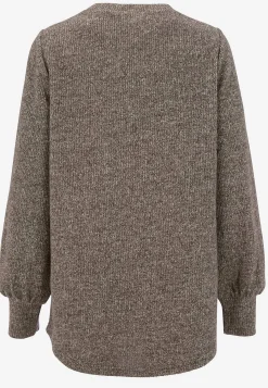Sale Mjuk trikåtröja med knappar Beata Tröjor & Cardigans|Stickat