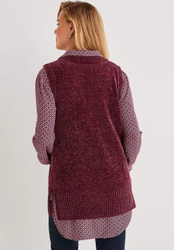 Sale Mjuk väst i chenille Tröjor & Cardigans|Stickat