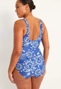 Online Mönstrad baddräkt Badkläder|Plus Size