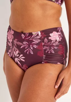 Sale Mönstrad bikinitrosa med hög midja Badkläder|Plus Size