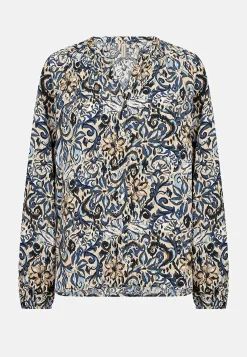 Online Mönstrad blus Skjortor & Blusar