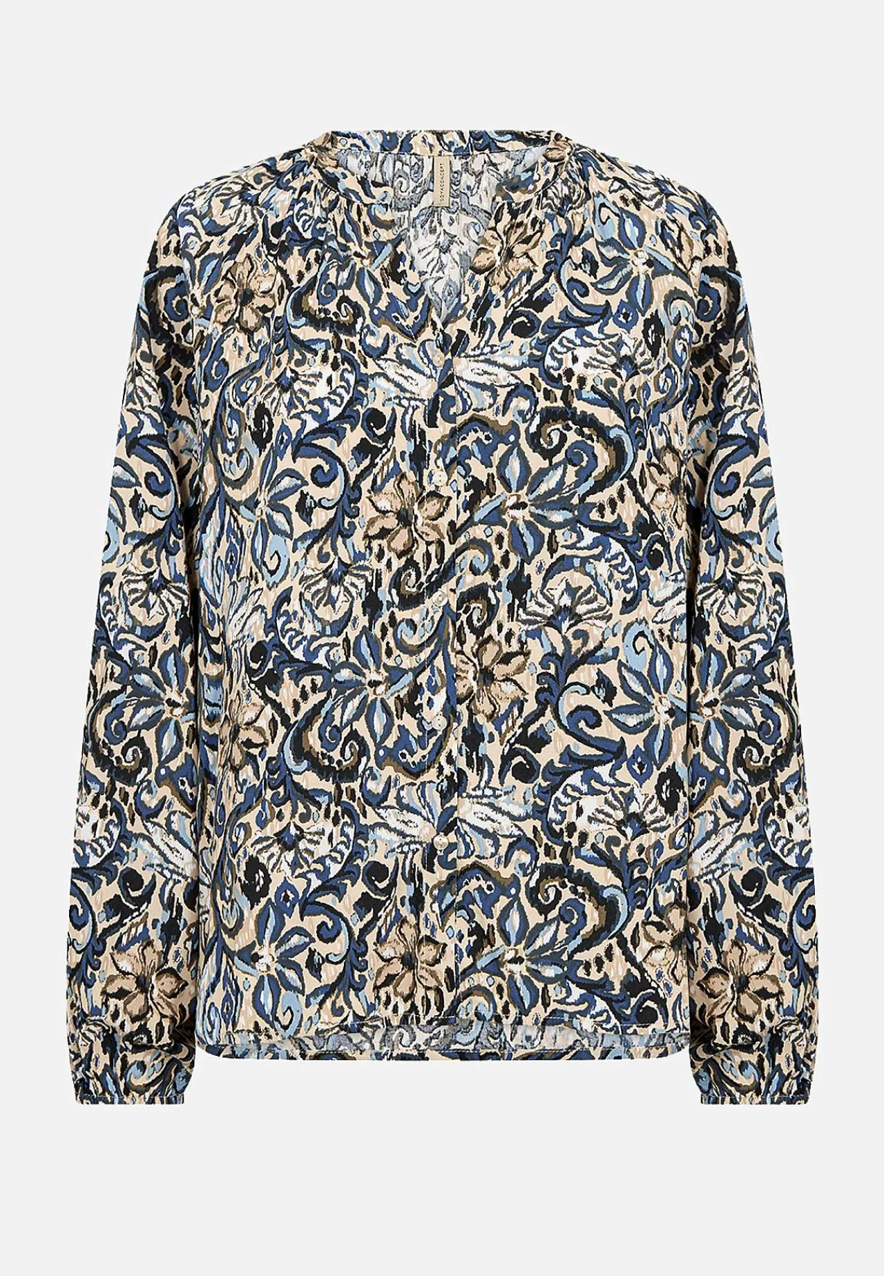 Online Mönstrad blus Skjortor & Blusar