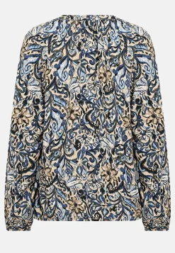 Online Mönstrad blus Skjortor & Blusar