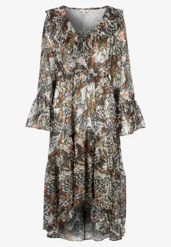 Best Mönstrad chiffongklänning Klänningar & Kjolar|Festkläder