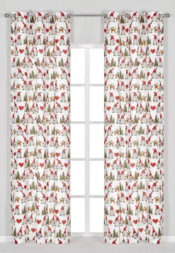 Best Mönstrad julgardin 2-pack Gardiner|Flerpack