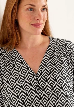 Sale Mönstrad klänning Klänningar & Kjolar|Plus Size