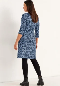 Outlet Mönstrad trikåklänning Klänningar & Kjolar|Plus Size