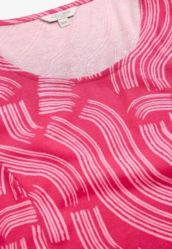 Hot Mönstrad trikåklänning med fickor Klänningar & Kjolar|Plus Size