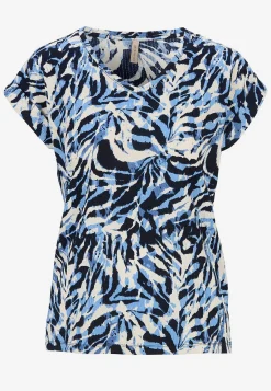 Online Mönstrad trikåtopp Toppar & T-Shirts