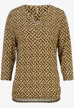 Sale Mönstrad trikåtopp Toppar & T-Shirts