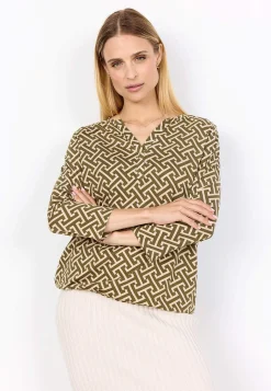 Sale Mönstrad trikåtopp Toppar & T-Shirts