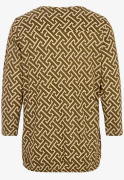 Sale Mönstrad trikåtopp Toppar & T-Shirts