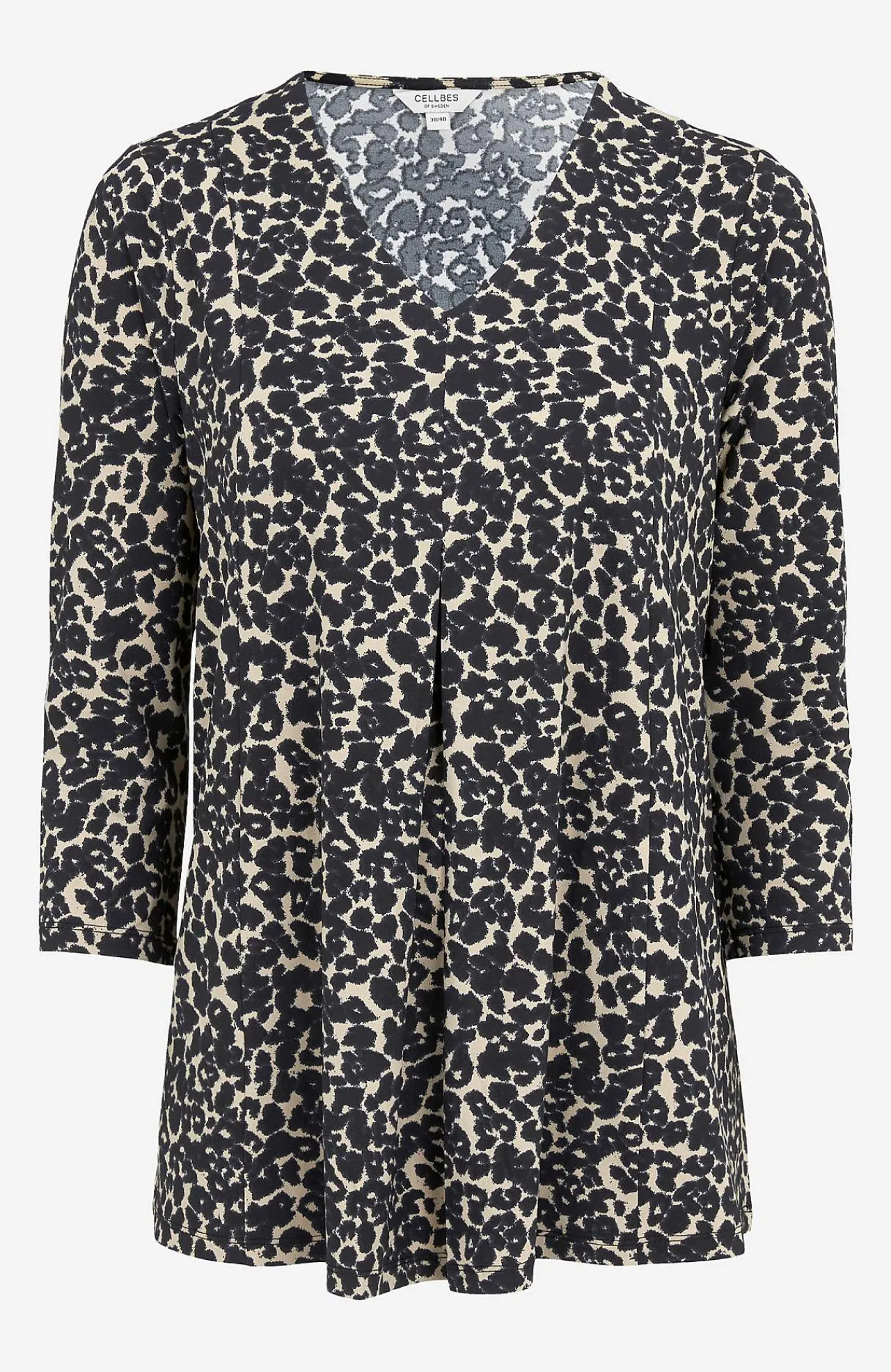 New Mönstrad trikåtunika Tunikor|Plus Size