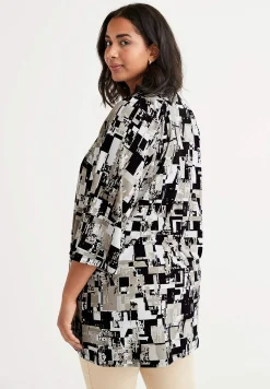 Mönstrad tunika Tunikor|Plus Size