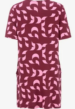 Outlet Mönstrad tunika med fickor Tunikor|Plus Size