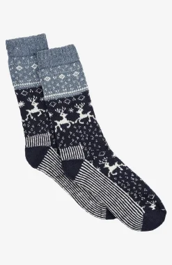 Discount Mönstrade strumpor i ullmix Strumpor & Strumpbyxor|Julklappstips