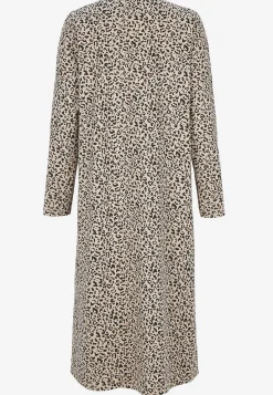 Mönstrat, långt nattlinne Plus Size|Sov- & Myskläder