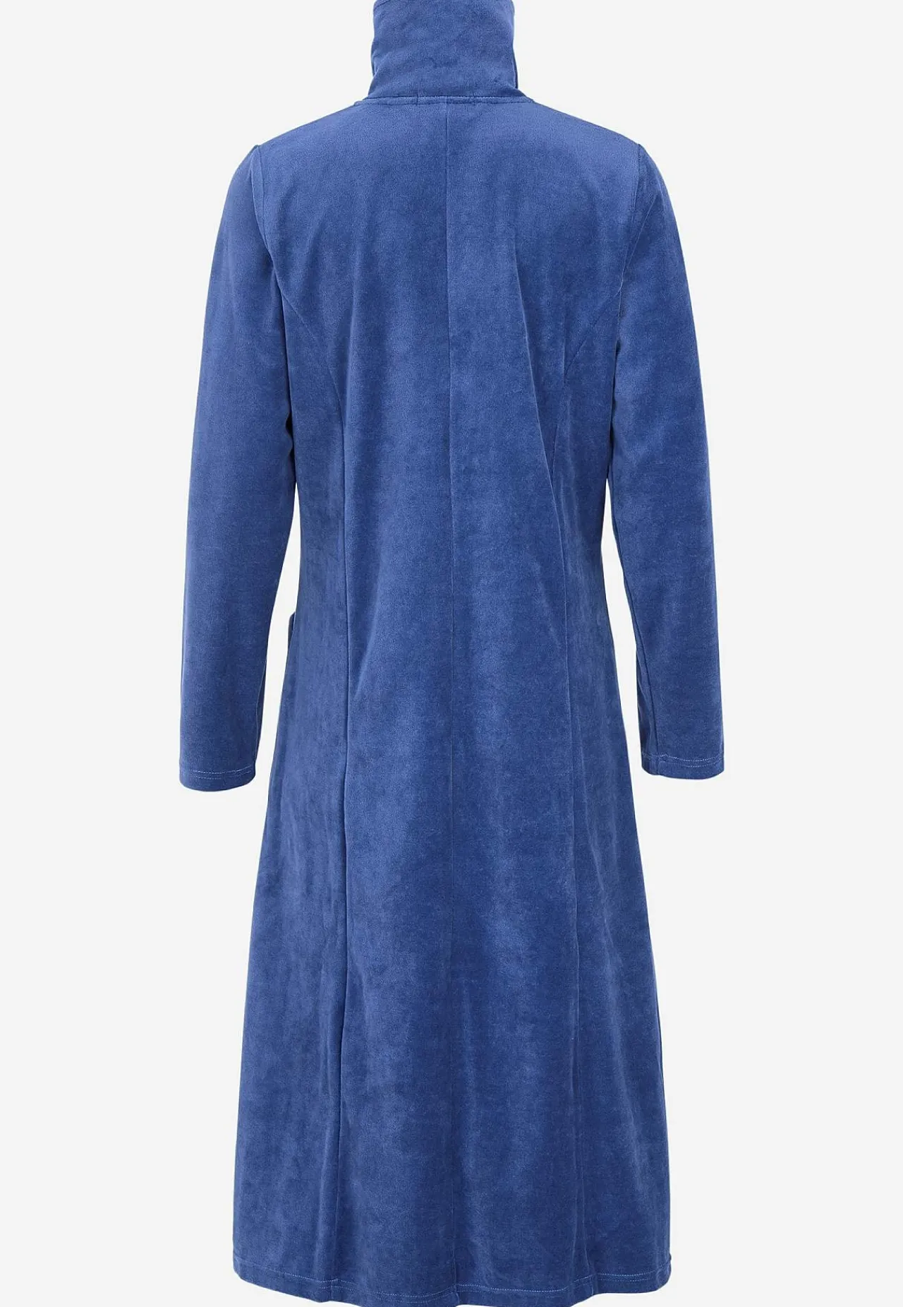 Best Morgonrock i velour Wilma Basplagg|Plus Size