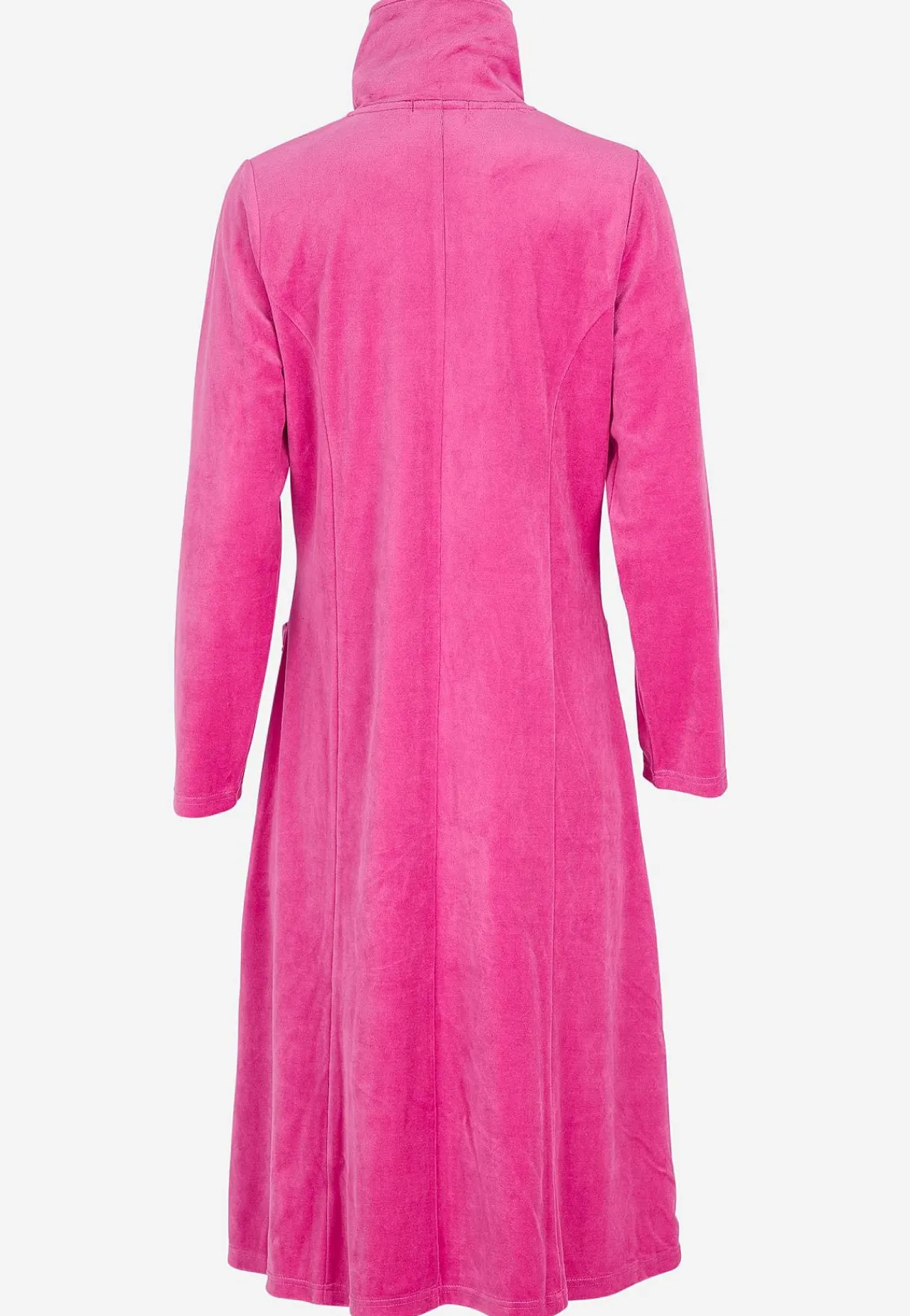 Best Morgonrock i velour Wilma Basplagg|Plus Size