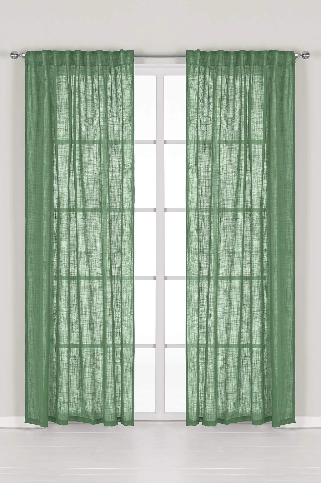 New Multibandslängder med linnelook 2-pack Gardiner|Flerpack
