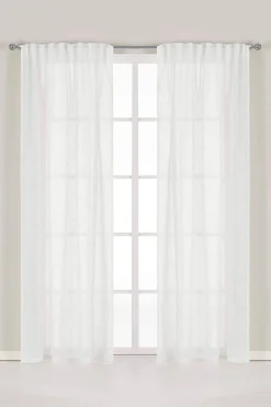 Discount Multibandslängder med linnelook 2-pack Gardiner|Flerpack