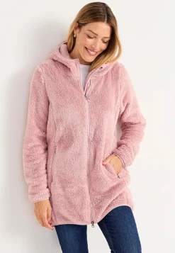 Discount Mysig fleecejacka med huva Jackor & Kappor|Fritidskläder