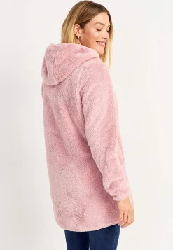 Discount Mysig fleecejacka med huva Jackor & Kappor|Fritidskläder