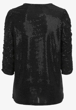 Clearance Paljettopp med 3/4-ärmar Toppar & T-Shirts|Festkläder