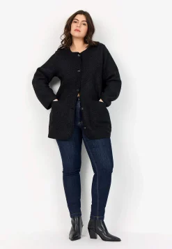 Outlet Pilejacka med texturerat tyg Jackor & Kappor|Plus Size