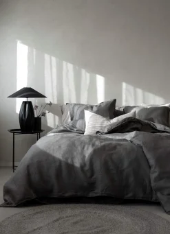 Best Påslakanset i linne 220x205 Silence Bäddtextilier