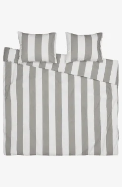 Outlet Påslakanset 220x210 cm Block stripe kingsize Bäddtextilier