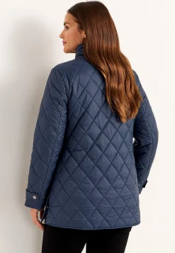 Sale Quiltad jacka med tryckknappar Jackor & Kappor|Fritidskläder