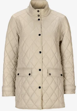 Online Quiltad jacka med tryckknappar Jackor & Kappor|Fritidskläder
