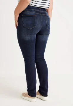 Sale Raka jeans med hög midja Byxor|Jeans