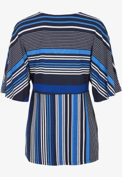 Outlet Randig trikåtopp Toppar & T-Shirts|Plus Size