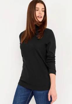 Hot Ribbad polotröja i ekologisk bomull Tröjor & Cardigans|Toppar & T-Shirts