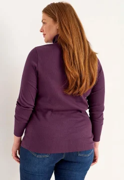New Ribbad polotröja i ekologisk bomull Tröjor & Cardigans|Toppar & T-Shirts