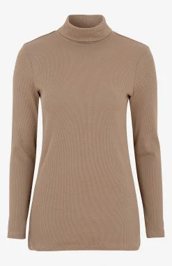 Clearance Ribbad polotröja i ekologisk bomull Tröjor & Cardigans|Toppar & T-Shirts