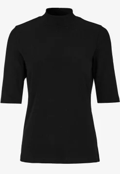 Discount Ribbad topp med polokrage Tröjor & Cardigans|Toppar & T-Shirts